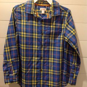 Boys Cat & Jack Med. Long Sleeve Button Down